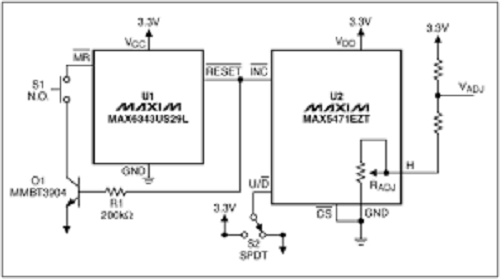 使用數(shù)字電位器是數(shù)字控制的可變電阻器件？