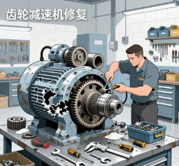齒輪齒面剝落螺旋錐齒輪減速機(jī)修復(fù)方法？